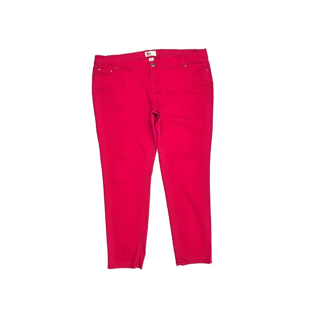 SO Skinny Women's size 22 Pink Denim jeans